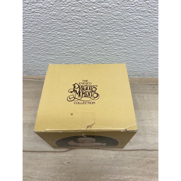 Vtg 1984 Enesco Precious Moments Have A Heavenly Christmas Ornament Figurine - Picture 9 of 10